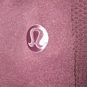 LULU LEMON maroon leggings size (0-2)
